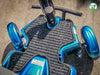Heartway Travel Mobility Scooters Heartway Easy Move S12F Folding Travel Scooter Blue