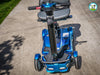 Heartway Travel Mobility Scooters Heartway Easy Move S12F Folding Travel Scooter Blue