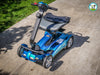 Heartway Travel Mobility Scooters Heartway Easy Move S12F Folding Travel Scooter Blue