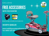 Heartway Travel Mobility Scooters Heartway Easy Move S12F Folding Travel Scooter Red