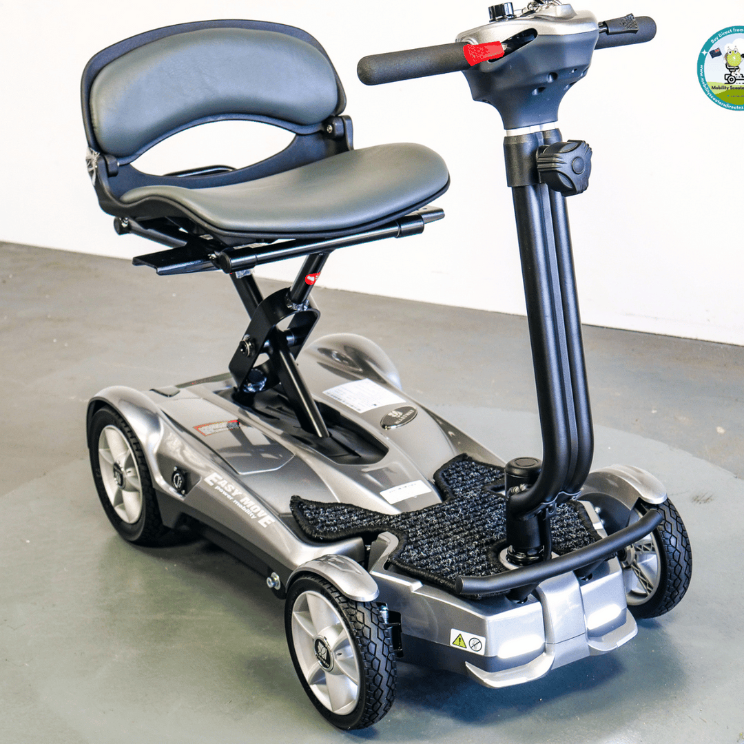 Heartway Travel Mobility Scooters Heartway Easy Move S12F Folding Travel Scooter Titanium