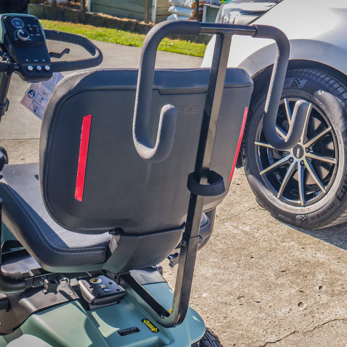 Rollator Rack Universal Mobility Scooter Walker and the Rollator Holder