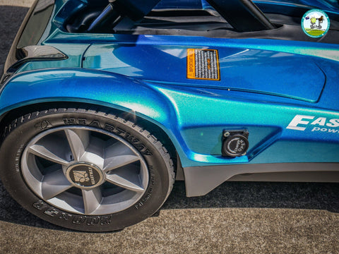 Heartway Travel Mobility Scooters Heartway Easy Move S12F Folding Travel Scooter Blue