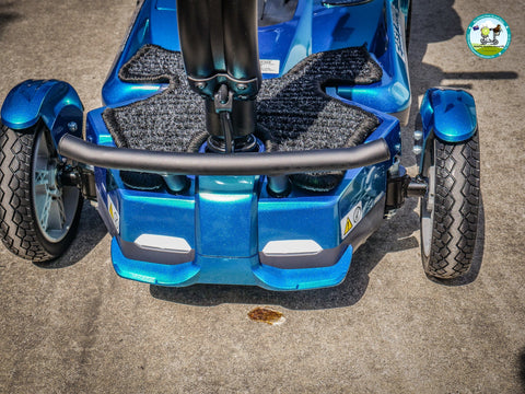 Heartway Travel Mobility Scooters Heartway Easy Move S12F Folding Travel Scooter Blue