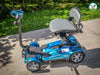 Heartway Travel Mobility Scooters Heartway Easy Move S12F Folding Travel Scooter Blue