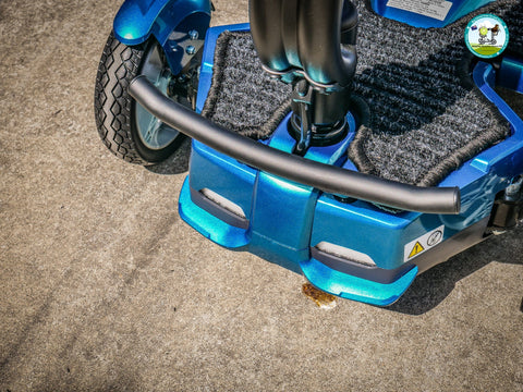 Heartway Travel Mobility Scooters Heartway Easy Move S12F Folding Travel Scooter Blue