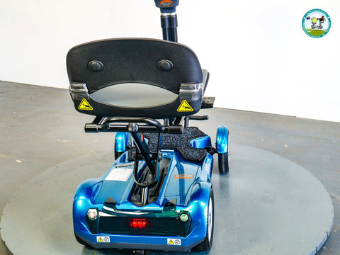 Heartway Travel Mobility Scooters Heartway Easy Move S12F Folding Travel Scooter Blue