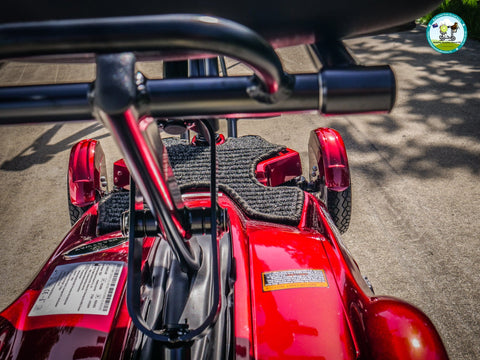 Heartway Travel Mobility Scooters Heartway Easy Move S12F Folding Travel Scooter Red