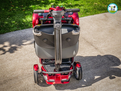 Heartway Travel Mobility Scooters Heartway Easy Move S12F Folding Travel Scooter Red