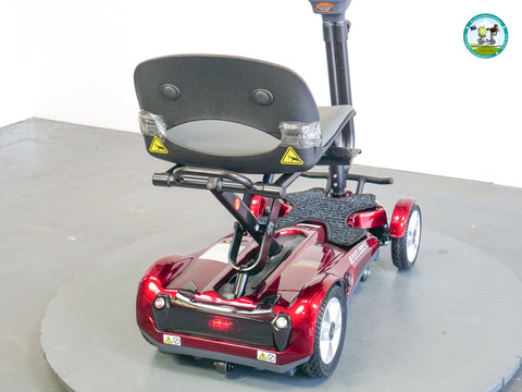 Heartway Travel Mobility Scooters Heartway Easy Move S12F Folding Travel Scooter Red