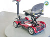 Heartway Travel Mobility Scooters Heartway Easy Move S12F Folding Travel Scooter Red