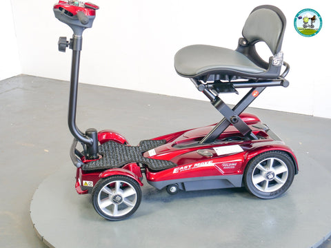 Heartway Travel Mobility Scooters Heartway Easy Move S12F Folding Travel Scooter Red