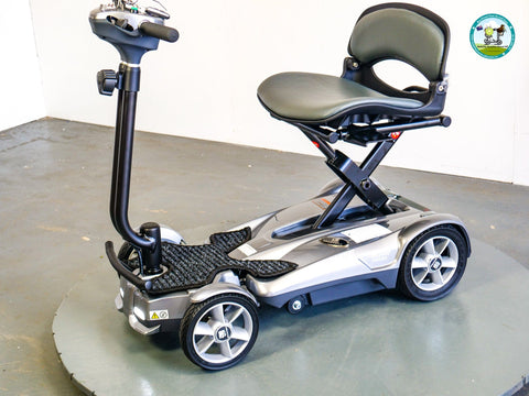 Heartway Travel Mobility Scooters Heartway Easy Move S12F Folding Travel Scooter Titanium