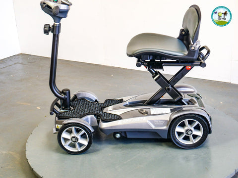 Heartway Travel Mobility Scooters Heartway Easy Move S12F Folding Travel Scooter Titanium