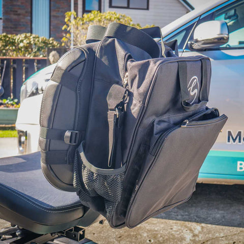 mobilityscootersdirectnz Accessories Easy-Slide Travel Mobility Scooter Rear Bag