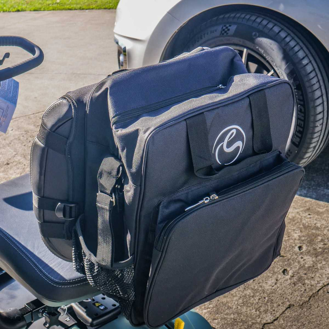 mobilityscootersdirectnz Accessories Easy-Slide Travel Mobility Scooter Rear Bag