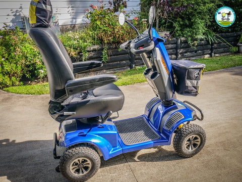 mobilityscootersdirectnz Heartway Mirage PF6KS+ Blue Urban Mobility Scooter