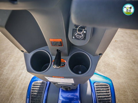 mobilityscootersdirectnz Heartway Mirage PF6KS+ Blue Urban Mobility Scooter