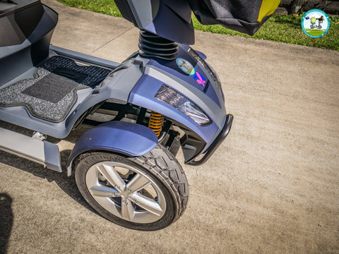 mobilityscootersdirectnz Heartway Vita S12 Urban Mobility Scooter Matt Blue