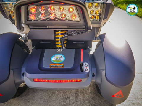 mobilityscootersdirectnz Heartway Vita S12 Urban Mobility Scooter Matt Blue