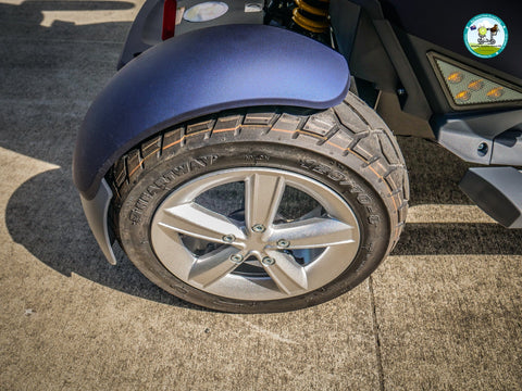 mobilityscootersdirectnz Heartway Vita S12 Urban Mobility Scooter Matt Blue