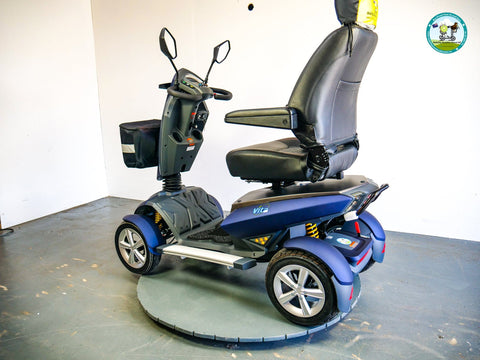 mobilityscootersdirectnz Heartway Vita S12 Urban Mobility Scooter Matt Blue