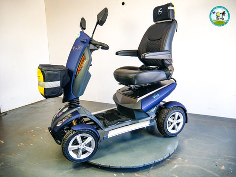 mobilityscootersdirectnz Heartway Vita S12 Urban Mobility Scooter Matt Blue