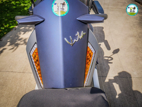 mobilityscootersdirectnz Heartway Vita S12 Urban Mobility Scooter Matt Blue