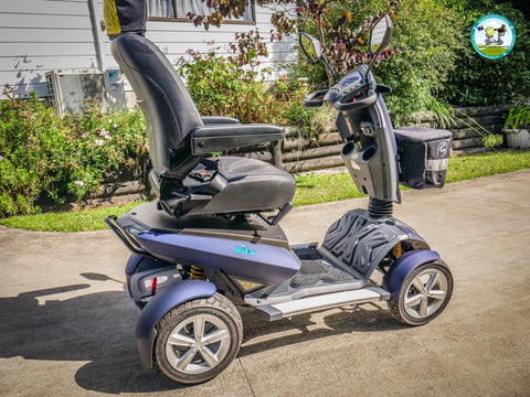 mobilityscootersdirectnz Heartway Vita S12 Urban Mobility Scooter Matt Blue