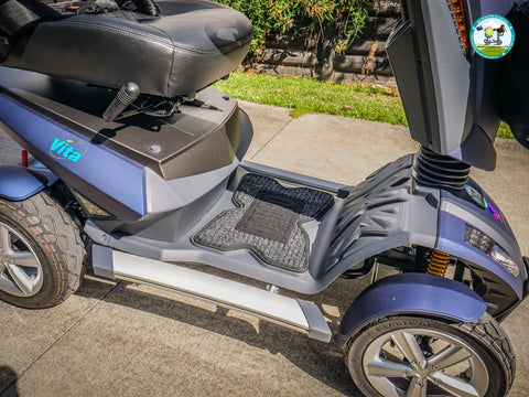mobilityscootersdirectnz Heartway Vita S12 Urban Mobility Scooter Matt Blue