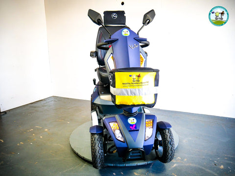 mobilityscootersdirectnz Heartway Vita S12 Urban Mobility Scooter Matt Blue