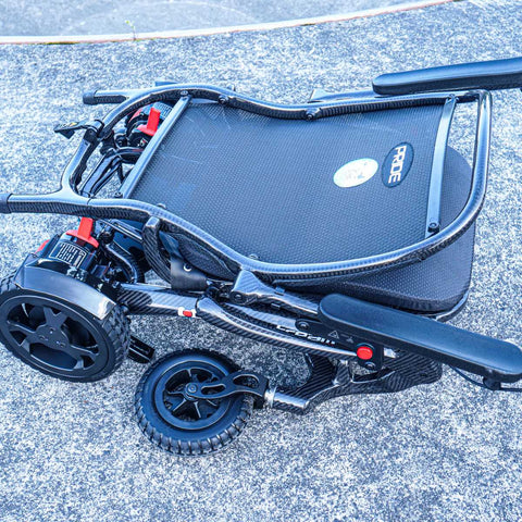 mobilityscootersdirectnz Powerchairs Pride I-Go Litestream Carbon Travel Folding Power Chair