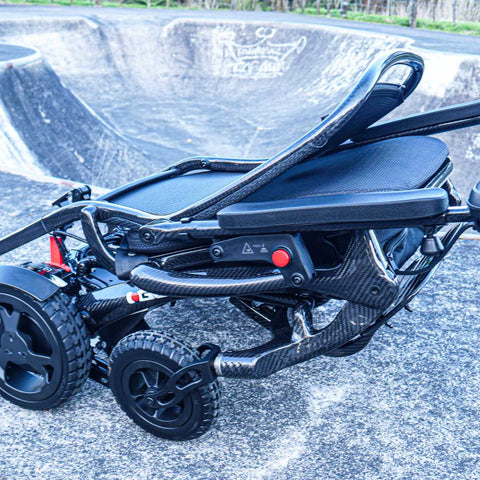 mobilityscootersdirectnz Powerchairs Pride I-Go Litestream Carbon Travel Folding Power Chair