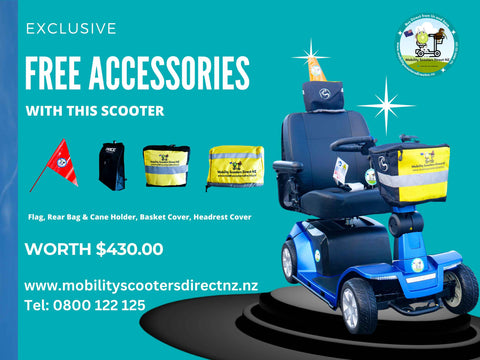 Pride Bariatric Mobility Scooter Maxima Four Wheel Heavy Duty Bariatric Mobility Scooter