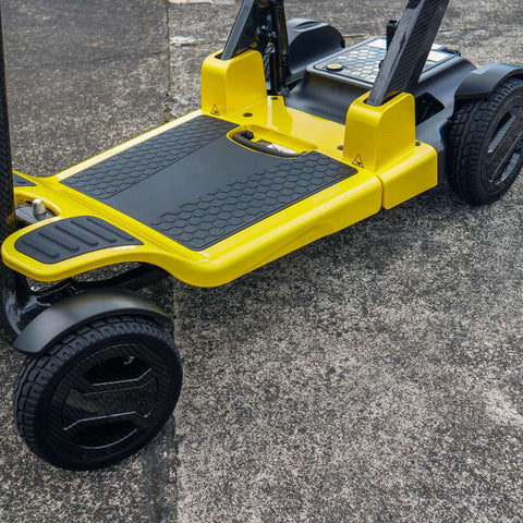 Pride Travel Mobility Scooters Colour Black / Colour Yellow Pride GoGo Carbon Folding Travel Scooter