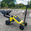 Pride Travel Mobility Scooters Colour Black / Colour Yellow Pride GoGo Carbon Folding Travel Scooter