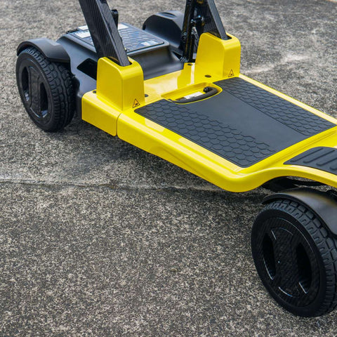 Pride Travel Mobility Scooters Colour Black / Colour Yellow Pride GoGo Carbon Folding Travel Scooter