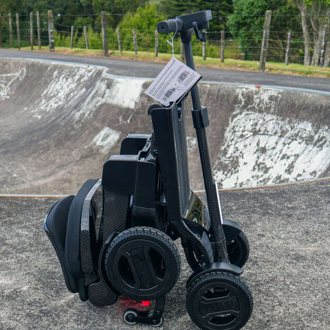 Pride Travel Mobility Scooters Colour Black / Colour Yellow Pride GoGo Carbon Folding Travel Scooter