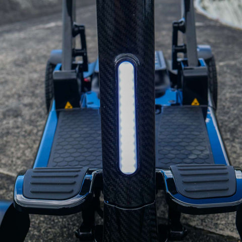 Pride Travel Mobility Scooters Colour Black / Colour Yellow Pride GoGo Carbon Folding Travel Scooter