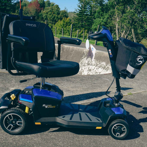 Pride Travel Mobility Scooters Pride Zero Turn 8 Saffire Travel Mobility Scooter