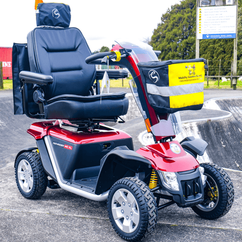Pride Urban Mobility Scooter Pride Pathfinder 140 XL Red Mobility Scooter