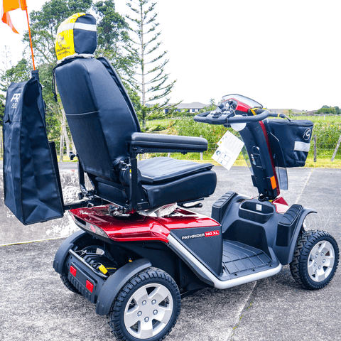Pride Urban Mobility Scooter Pride Pathfinder 140 XL Red Mobility Scooter