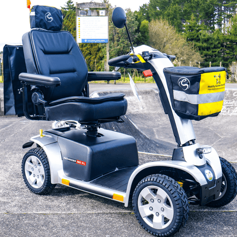 Pride Urban Mobility Scooter Silver Pride 130 XL Pathrider Mobility Scooter Silver