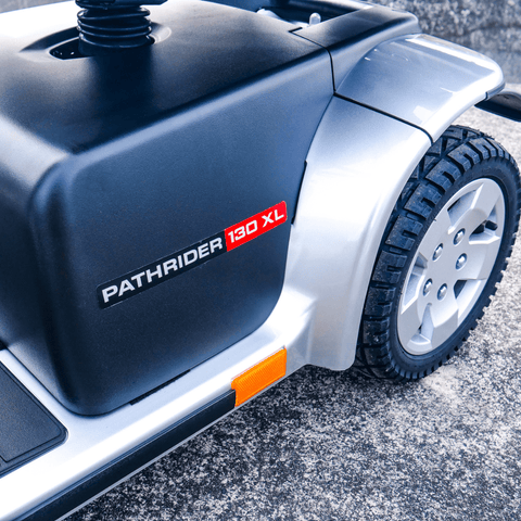 Pride Urban Mobility Scooter Silver Pride 130 XL Pathrider Mobility Scooter Silver