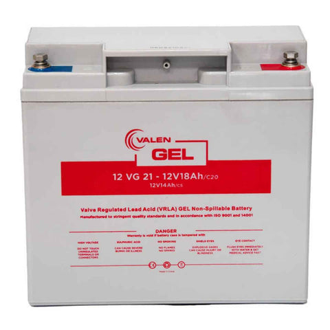 Valen Batteries Valen Gel 21AH 12v Deep Cycle Battery
