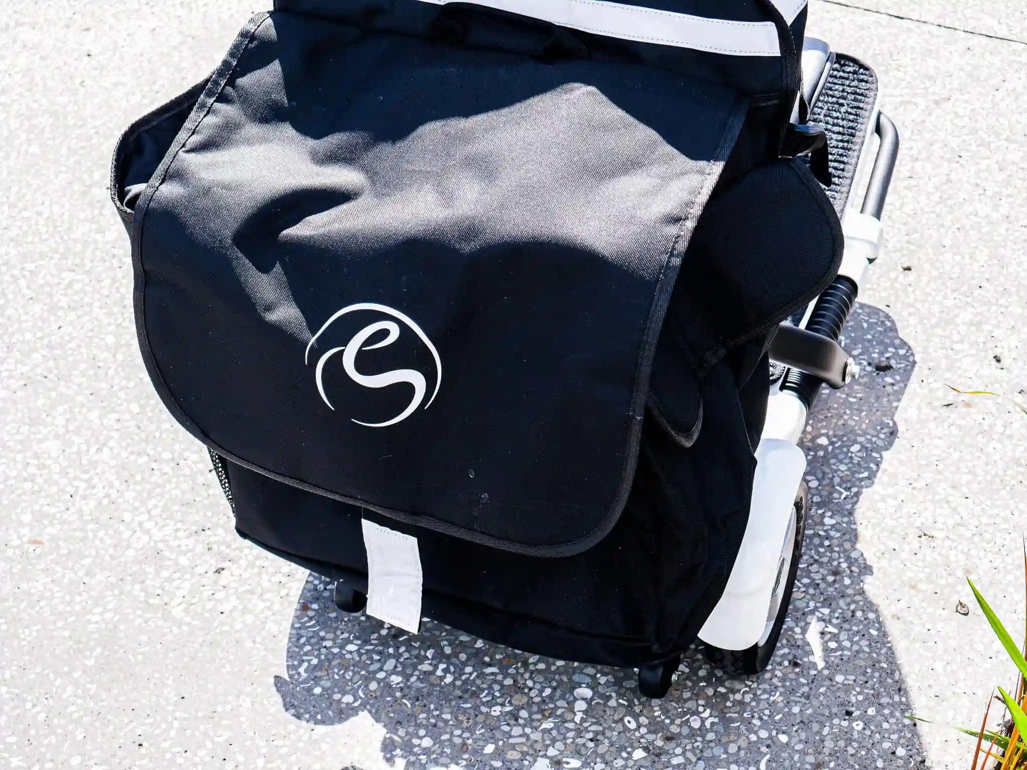 Scooted Back Over Seat Back Mobility Scooter Back Pack - Mobility Scooters