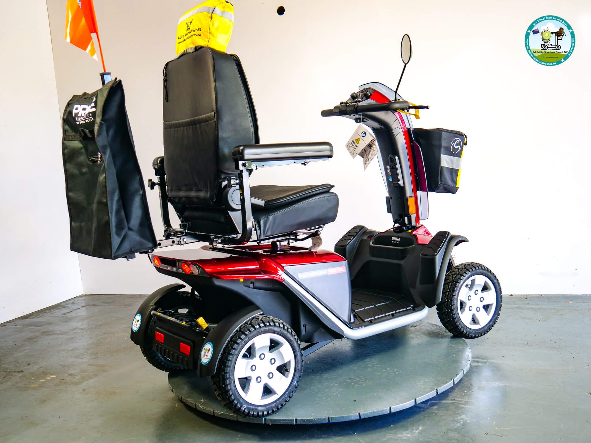 Pride Pathfinder 140 XL Red Mobility Scooter - Mobility Scooters