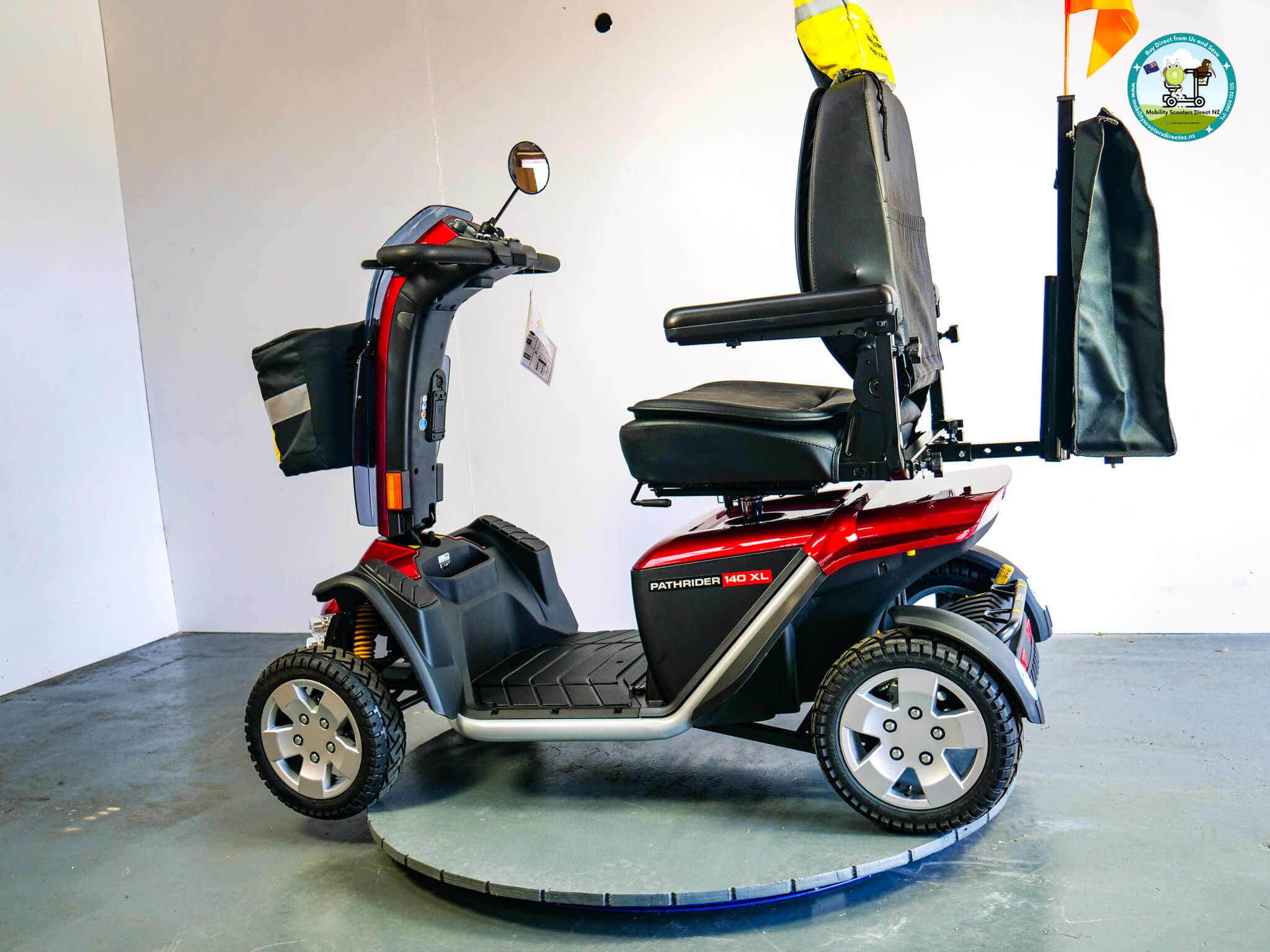 Pride Pathfinder 140 XL Red Mobility Scooter - Mobility Scooters