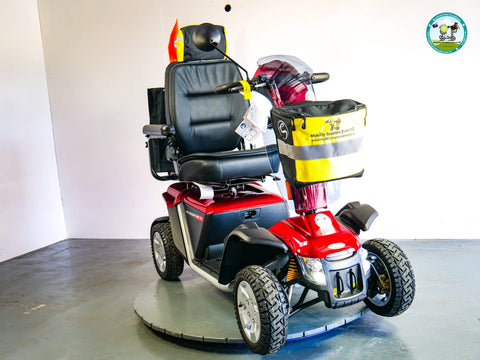 Pride Urban Mobility Scooter Pride Pathfinder 140 XL Red Mobility Scooter