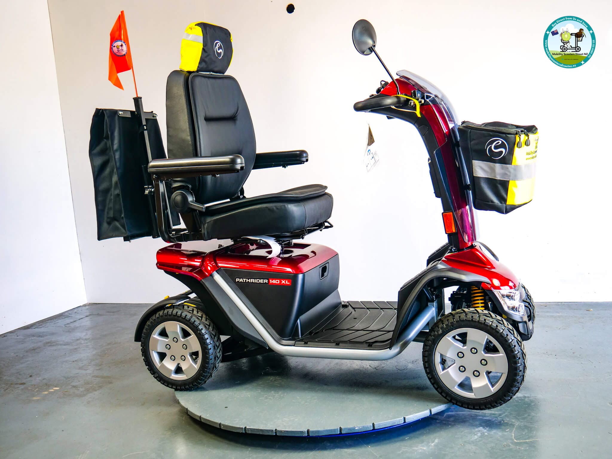Pride Pathfinder 140 XL Red Mobility Scooter